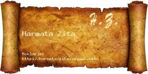 Harmata Zita névjegykártya
